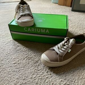 Cariuma Brown Canvas Sneakers